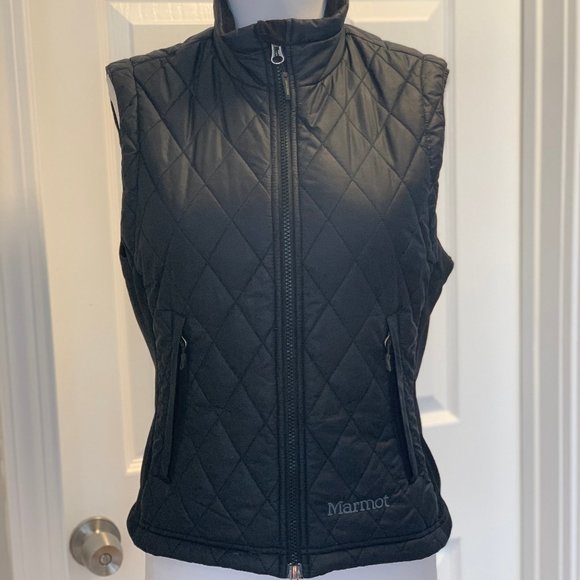 NWOT Marmot Women's Down Vest, Small,‎ Black - Picture 1 of 6